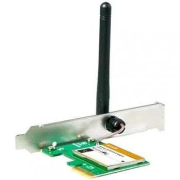 Tenda W311P+ 1T1R 11N PCI Adapter con Antena Desmontable de 2.5dbi, Modo Ad-Hoc e Infraestructura, Roaming Inalámbrico y Soporte Soft AP