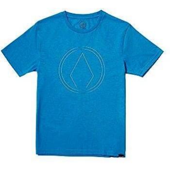 Volcom Pinner HTH SS Camiseta, Niños, True Blue, XL