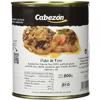 Conservas Cabezón Lata de Rabo de Toro - 800 gr