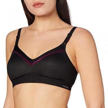 Triumph Triaction Free Motion Sports Bra - Black, Size 95B, Non-Wired for Women