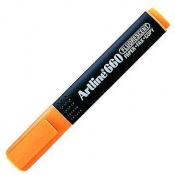 Artline EK-660 NA - Rotulador fluorescente, color naranja