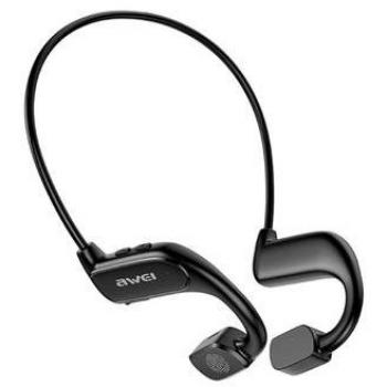Auriculares deportivos Bluetooth AWEI A897BL con conducción de aire y resistencia al agua