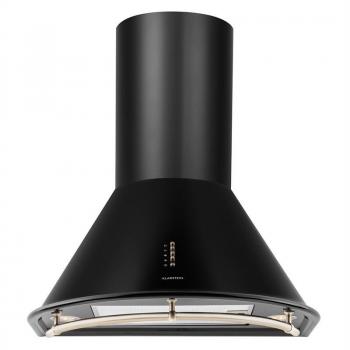 Campana Extractora Retro Klarstein Lumio Primo 60cm 490 m³/h con Luces LED Matte Negra