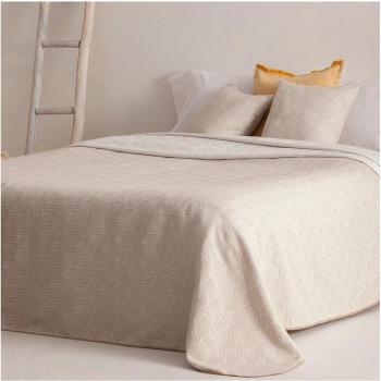 Colcha jacquard ligera algodón entretiempo primavera verano diseño geométrico AZURE
