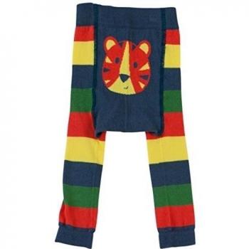 PICCALILLY Niños Leggings unisex para niñas y Chicos TIGRE TIRAS en Arco iris - algodón, Arco Iris, 75% algodón 75% algodón orgánico 5% elastán 5% elastán\instrucciones de cuidado 20% poliamida, niños, 76-90