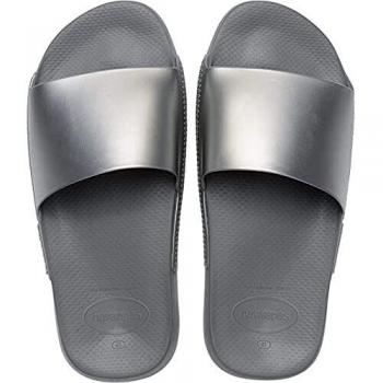 Chanclas Slide Classic Metallic gris Havaianas
