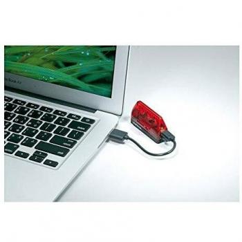 TOPEAK RedLite Aero USB, luz Trasera Bicicleta, Hombres, Negro, Talla única