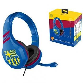 FC Barcelona Auriculares gaming accesorio gamer para PS4, PS4 Pro, Xbox One, PC