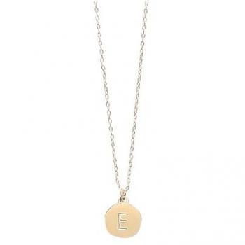 Kate Spade New York Gold Mini Initial 'E' Pendant Necklace - One Size