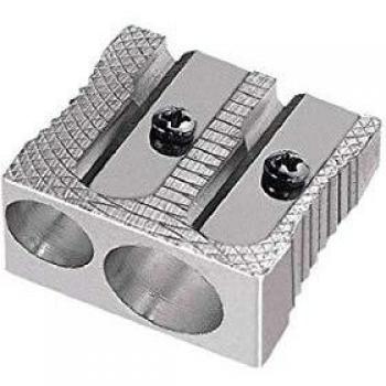 Sacapuntas m+r 211 metalico 2 usos cuña bote de 30 unidades
