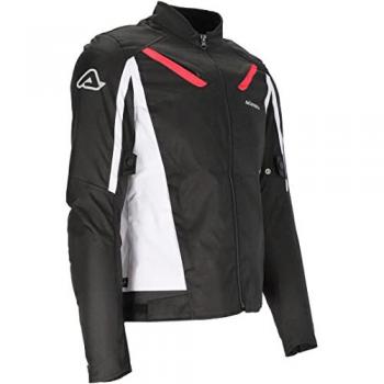 Acerbis X-Mat Chaqueta textil para damas de motocicleta - Negro Rosa (XL)