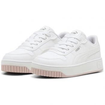 Puma Carina Street Holo 2.0 Kids' Sneakers - White/Mauve Mist (Size 32)
