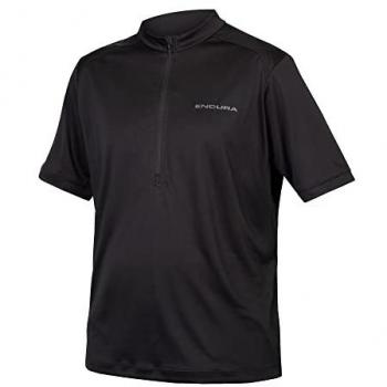 Endura Maillot de Manga Corta Hummvee II para Hombre, Color Negro, Talla S