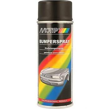 Spray para parachoques negro Motip 400 ml - pintura en aerosol, acabado mate, resistente a la intemperie, secado rápido, ideal para plásticos y parachoques de vehículos
