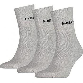 Head Crew 3P Calcetines, Unisex Adulto, Grey, 039