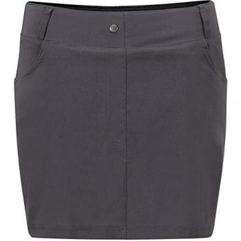 Dare2B Melodic III-Falda Pantalón Corto, Tejido Elástico, Ligero Y Repelente Al Agua, Varios Bolsillos Shorts, Mujer, Ebony Grey, 18