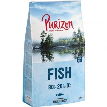Purizon Adult Pescado - Pack Ahorro de 12 kg con delicioso salmón y espinacas