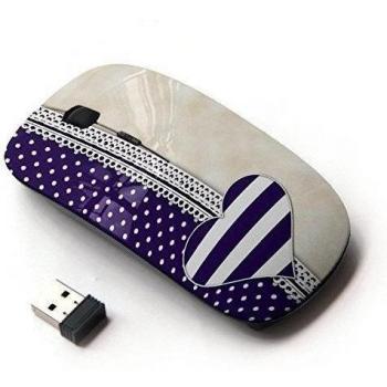 ART-GEAR Ratón óptico 2.4G inalámbrico / Notebook Blue Beige White