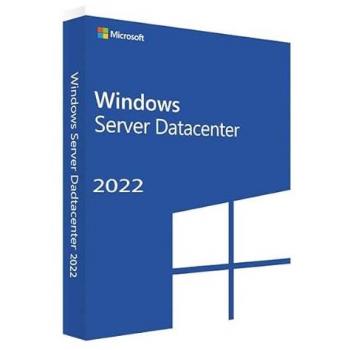 Licencia de por vida Microsoft Windows Server 2022 Datacenter para 2 núcleos adicionales