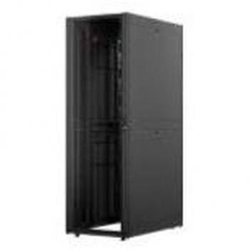 APC NetShelter SX 48U Floor Standing Rack Cabinet for Networking, Airflow System – 482.60 mm Rack Width – Black