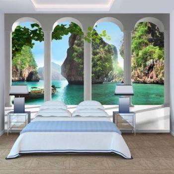 murando Fotomurales 400x280 cm XXL Papel pintado tejido no tejido Decoración de Pared decorativos Murales moderna de Diseno Fotográfico - Naturaleza Paisaje Mar 10110903-13