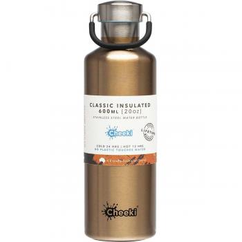 Cheeki Insulated Stainless Steel Bottle - Champagne 600ml