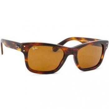 Ray-Ban Mr Burbank RB2283 954/33 Striped Havana/Brown Sunglasses