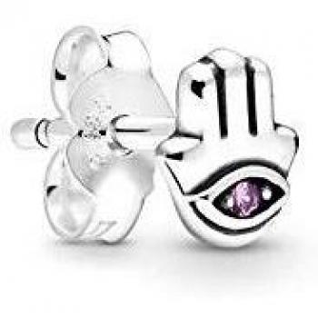 Pandora Pendientes de botón Mujer Plata esterlina No aplicable - 298548C01