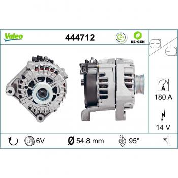 Alternador VALEO 444712 de alta eficiencia