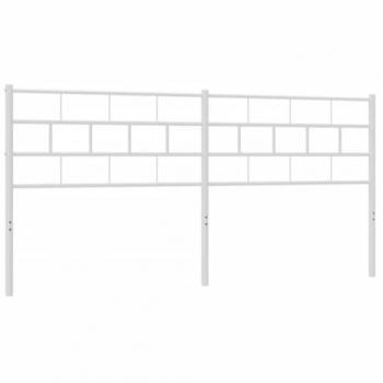 Cabecero de metal blanco 200 cm