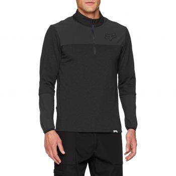 Fox Jersey manga larga Indicator térmica, Black, tamaño XL