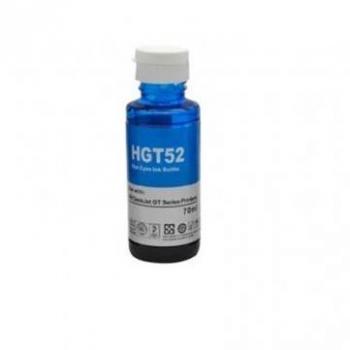 Botella de Tinta Genérica Compatible con HP GT52 Cyan