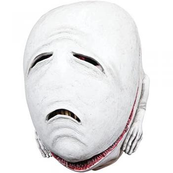 Máscara Disfraz Bridge Maggot de Ghoulish Productions, Línea Creepy Pasta, Disfraz de látex resistente, pintada a mano, ideal para Halloween, Desfile de Carnaval y Fiesta de disfraces, talla única adulto