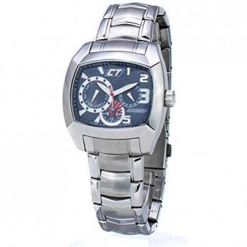 Chronotech Men's Quartz Watch CC7049M-03M with Stainless Steel Strap (Ø 40 mm)
