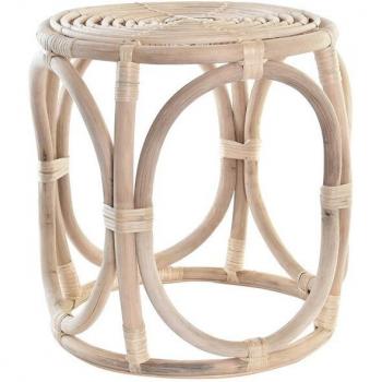 Mesa auxiliar DKD Home Decor Natural Ratán Tropical 43 x 43 x 46 cm