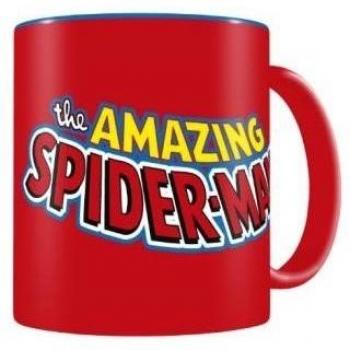 SD toys Marvel Comics Taza con diseño Spiderman, Cerámica, Azul y Rojo, 8 cm