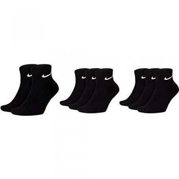 Nike Everyday Cush Ankle Sports Socks 3 Pack - White - Size: 42-46