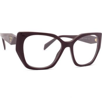 Prada 0PR 18WV VIY1O1 54 Bordeaux Geometric Women's Eyeglasses