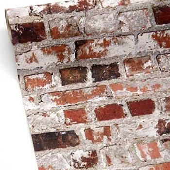 Papel pintado ladrillos rojo DUTCH WALLCOVERINGS