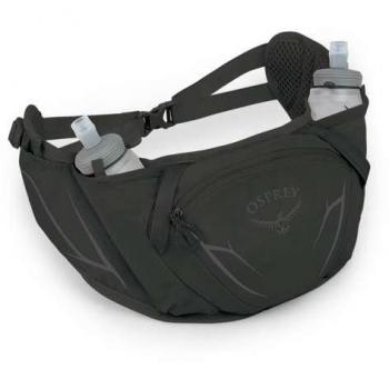 Riñonera de hidratación Osprey Duro Dyna Belt 2L negra, ligera, ajustable, con capacidad para dos litros, diseñada para correr y actividades al aire libre