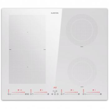 Klarstein Masterzone 60 Placa de Inducción Híbrida Integrada 4 Zonas Flexibles 7200W