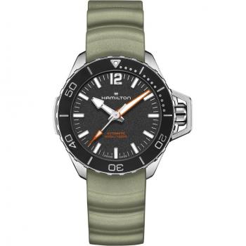 Hamilton Khaki Navy Frogman 41mm Automatic Men's Watch with Rubber Strap