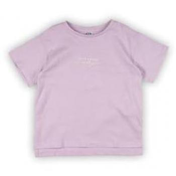 Camiseta de Niña Good Energy de Algodón Morado Manga Corta Talla 2-3 Años