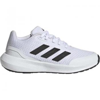 Zapatillas deportivas adidas Runfalcon 3.0 para niño, color blanco, modelo HP5844, con cierre de cordones