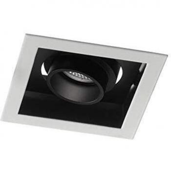 Downlight Empotrable LED Ajustable Apollo Blanco Negro 3000K 10W