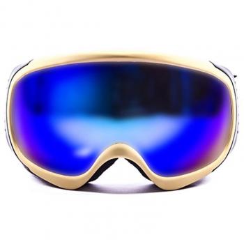 Ocean Sunglasses MC Kinley - Gafas de esquí - Montura : Marrón - Lentes : Azul Espejo