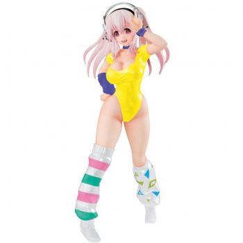 Estatua PVC Super Sonico Concept Figure 80's Amarilla 18 cm