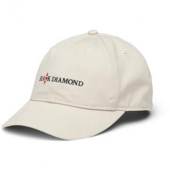 Gorra Black Diamond Heritage blanca y negra, talla única, con diseño Diamond C Logo