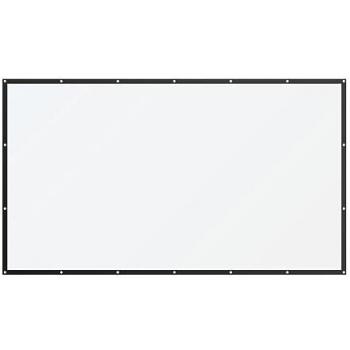 Pantalla de proyección HOME DELUXE LUCID - 233 x 139 cm, Color: Blanco con Borde Negro, Formatos: 4:3 y 16:9, Diagonal: 100 Pulgadas,