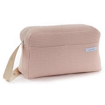 Bolsa organizadora multifuncional para carro de bebé Mi Bollito Rosa 15 x 24 x 40 cm
